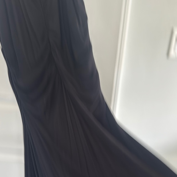 Sky black Sleeveless Scoop Neck Gown - Picture 3 of 6